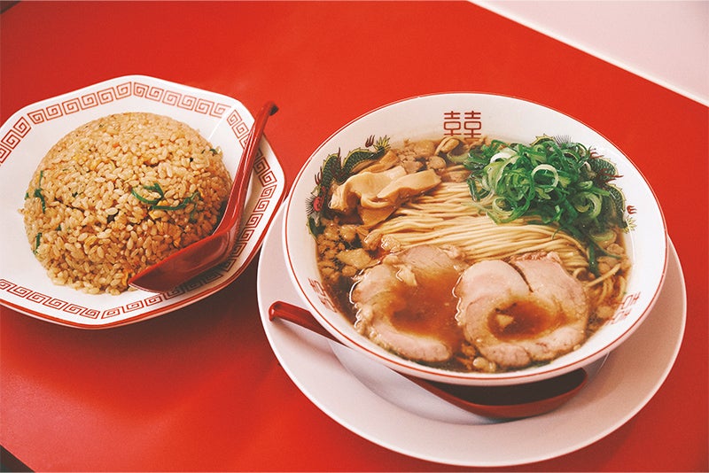 中華そば ふじいのチャーハン定食