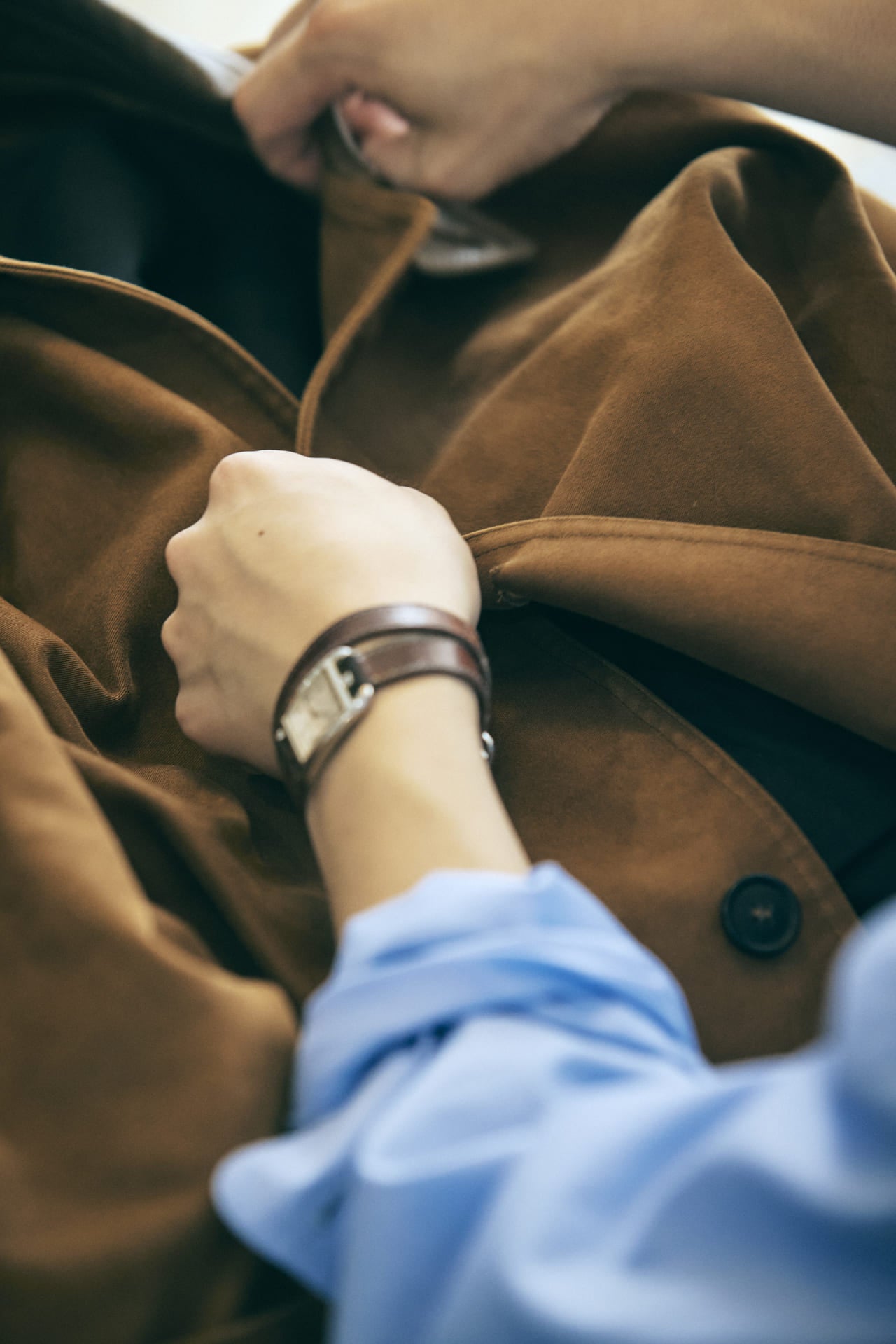 オシャレな人が買ってよかったクリスタタセヤのジャケットのディテール