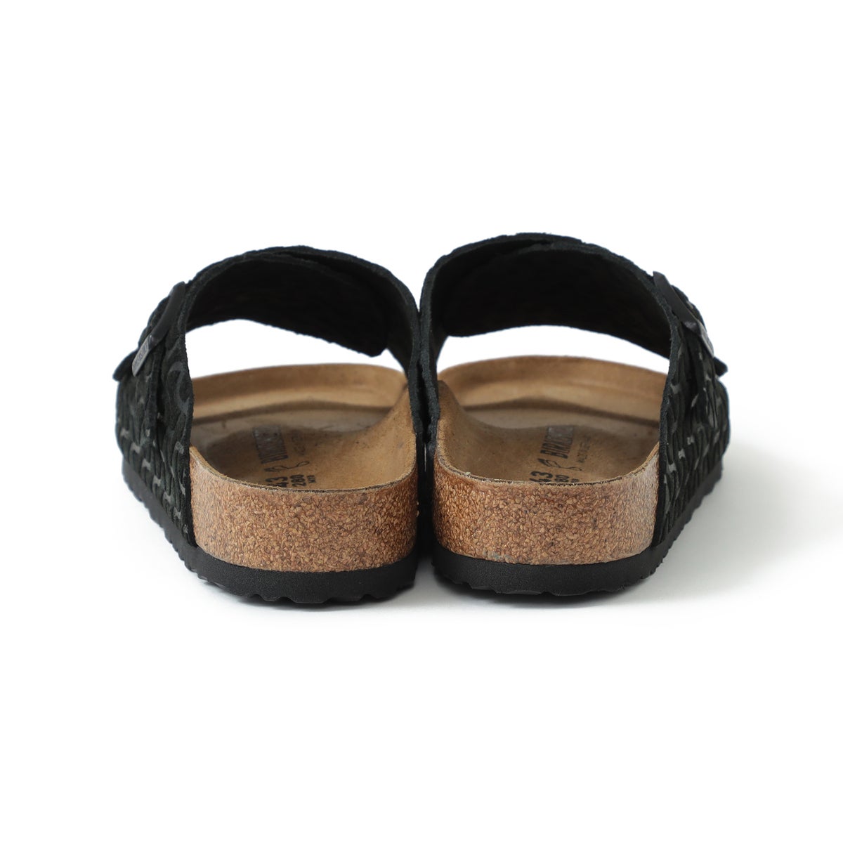 BIRKENSTOCK × BEAMS 別注 ZURICH “BONE PATTERN” BLACK バック