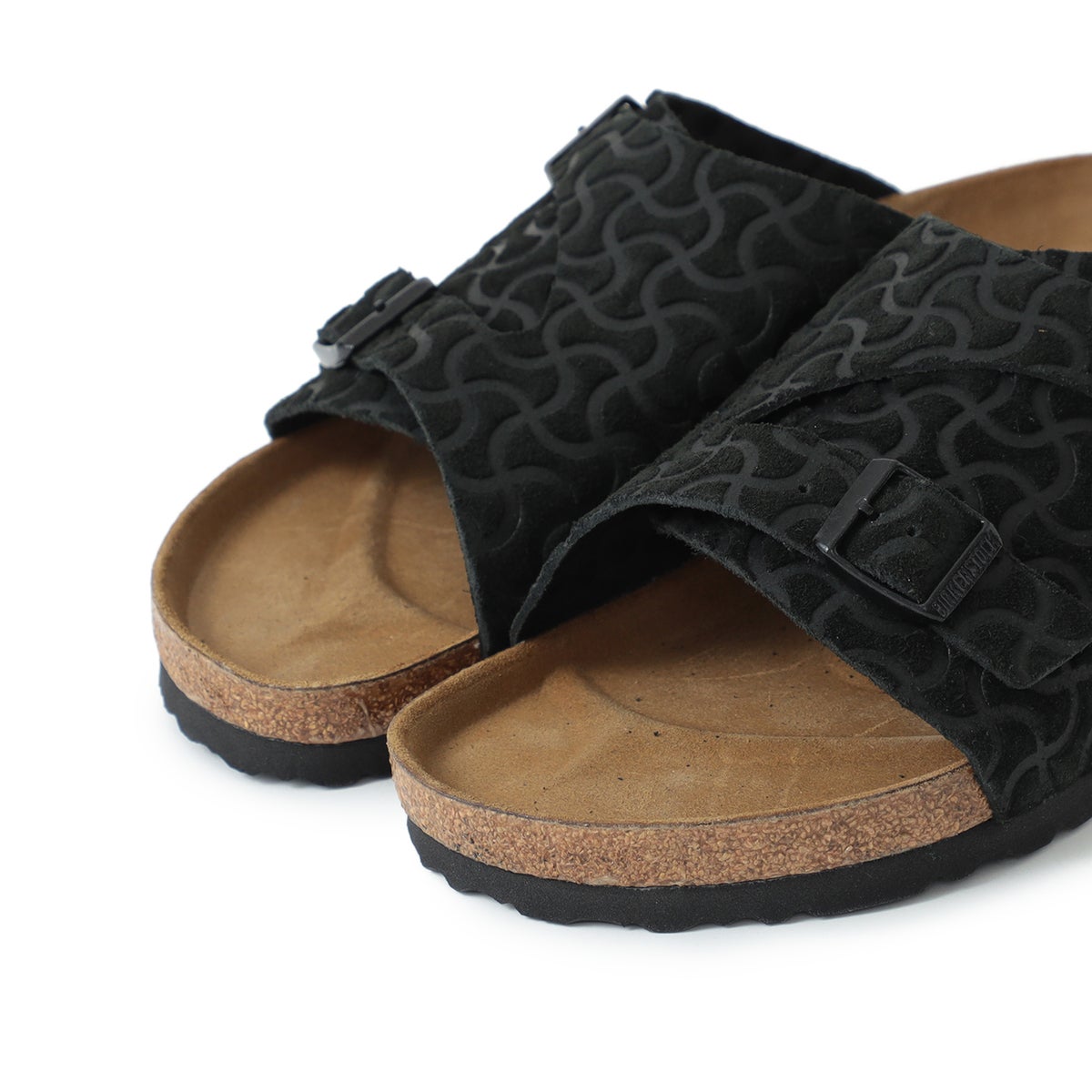 BIRKENSTOCK × BEAMS 別注 ZURICH “BONE PATTERN” BLACK トゥ