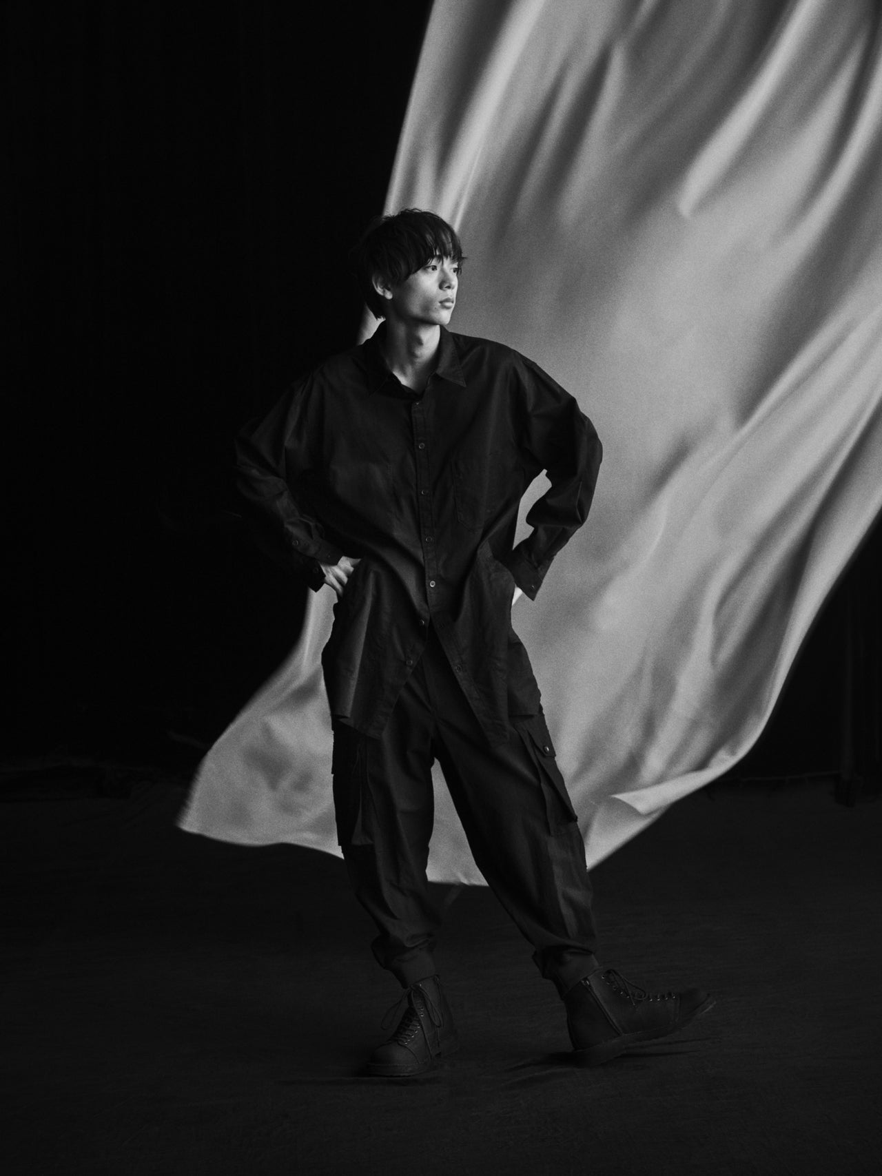 Ground Y Beyond Borders MEN'S NON-NO WEB先行公開の水沢林太郎のアザーカット