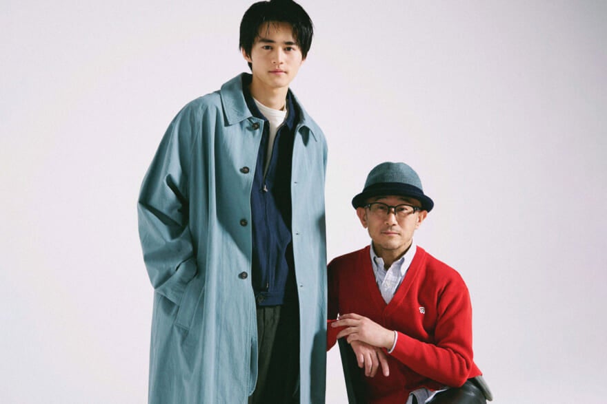 映画「花まんま」前田哲監督と、俳優でメンズノンノモデルの鈴鹿央士1