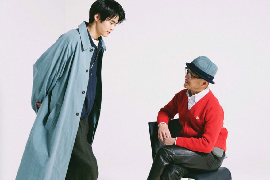 映画「花まんま」前田哲監督と、俳優でメンズノンノモデルの鈴鹿央士3