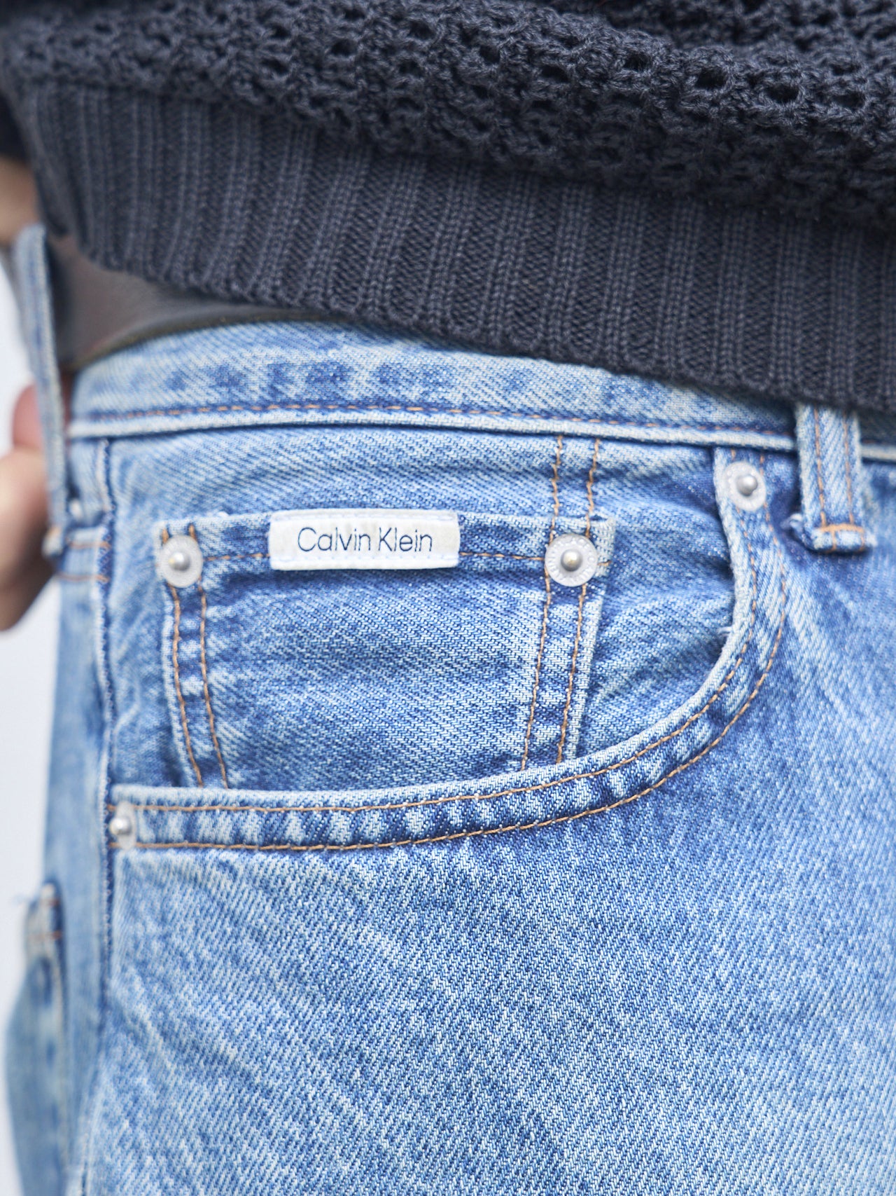 Calvin Klein × Palace Skateboardsのジーンズのコインポケット