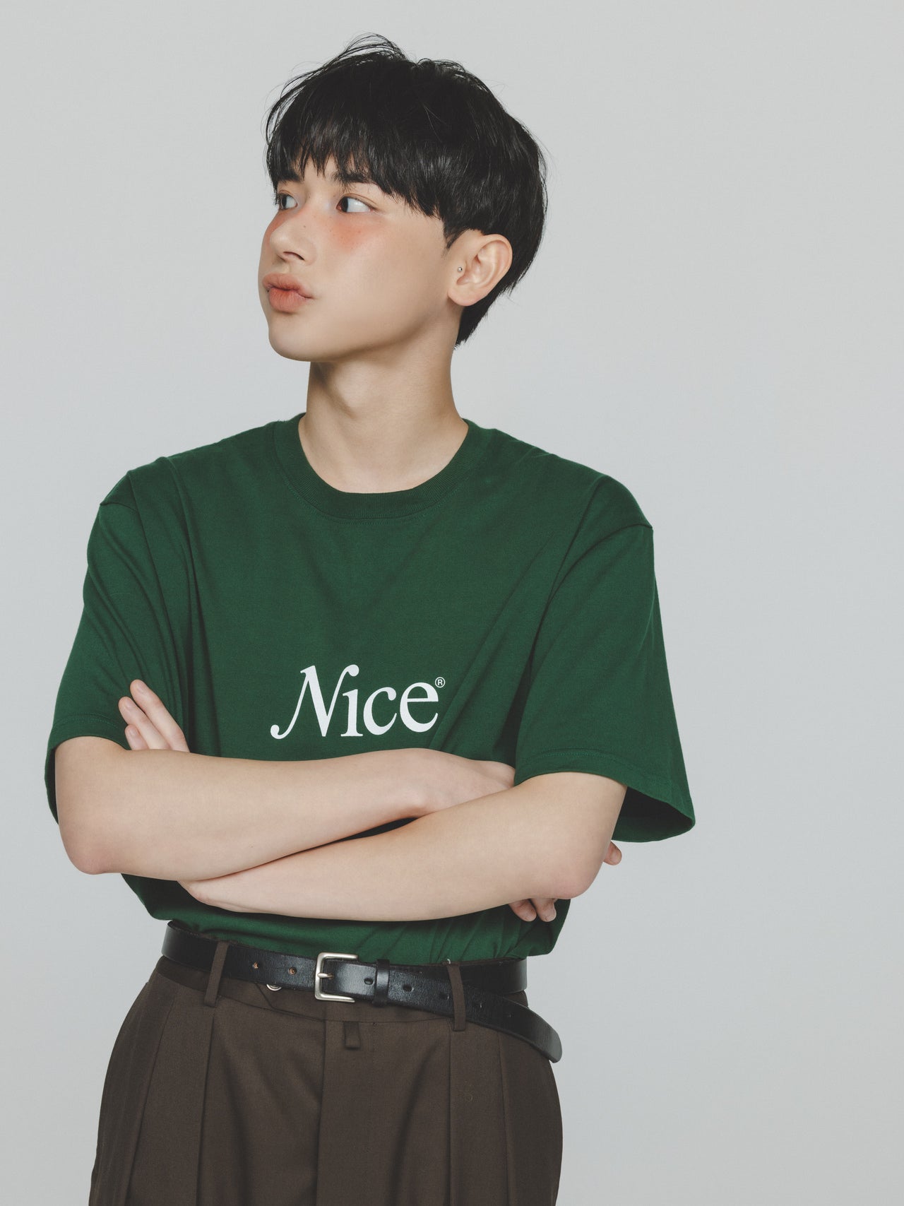 ナイスウェザーのTシャツの着こなし