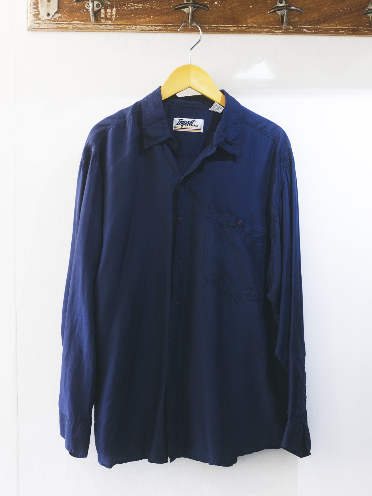 90’s インパクトのシルクシャツ¥12,100
