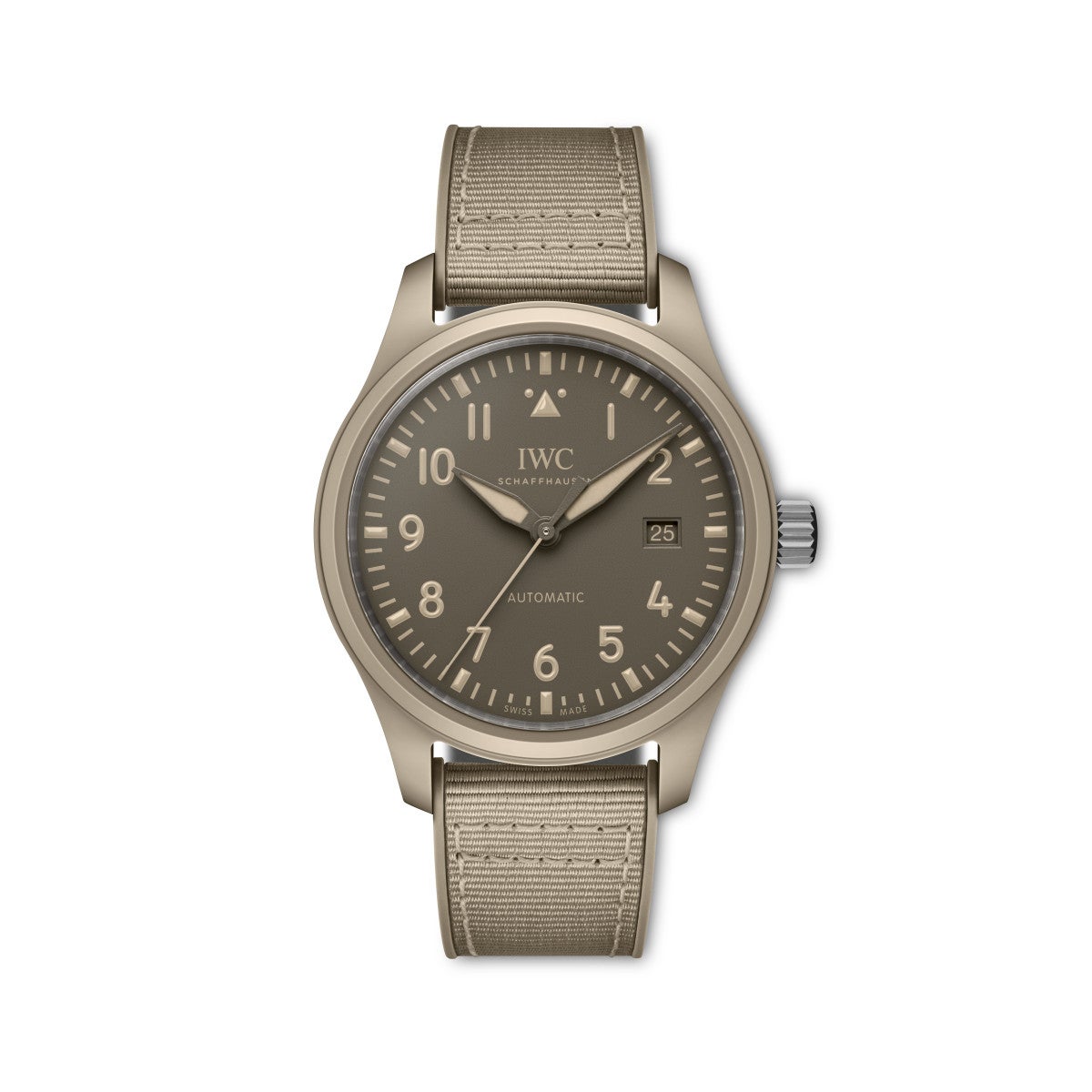 自動巻き、直径41mm、厚さ11.4mm。時計¥1,272,700/アイ・ダブリュー・シー