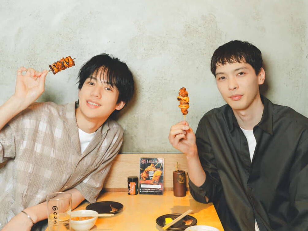 メンズノンノモデルきっての美容フリーク、守屋光治・樋之津琳太郎が対談！ 連載『何話す？』のWEB限定アザーカットを公開