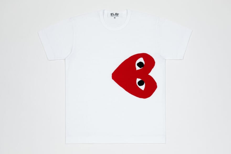 [Gallery]スクープ！「プレイ・コム デ ギャルソン」の新作Tシャツはシルエットも“プレイロゴ”もビッグサイズ！