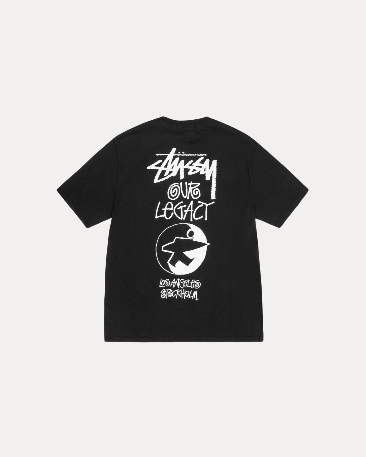 OUR LEGACY アワー レガシー STÜSSY ステューシー ブラック Tシャツ 背面