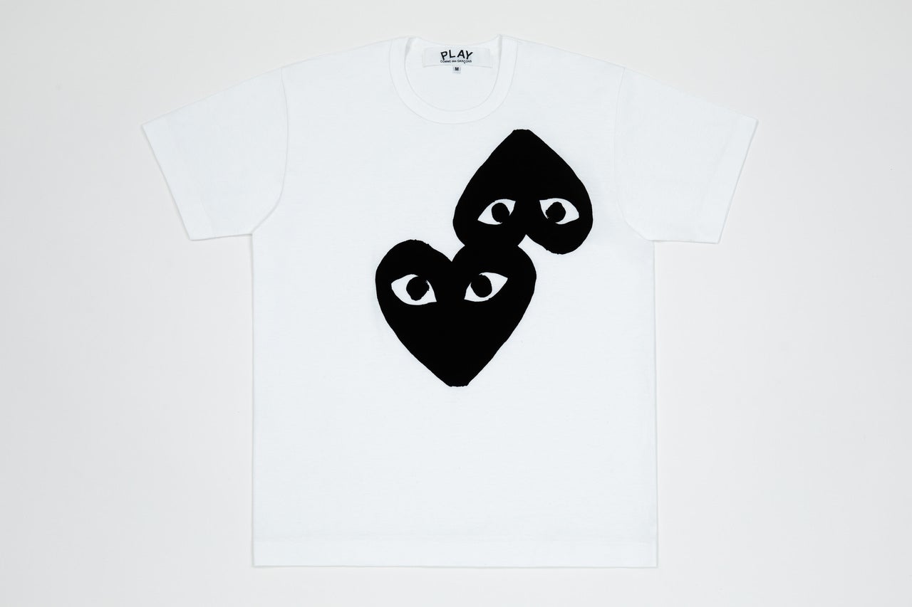 PLAY COMME des GARÇONS のビッグシルエットTシャツ ハート 上下