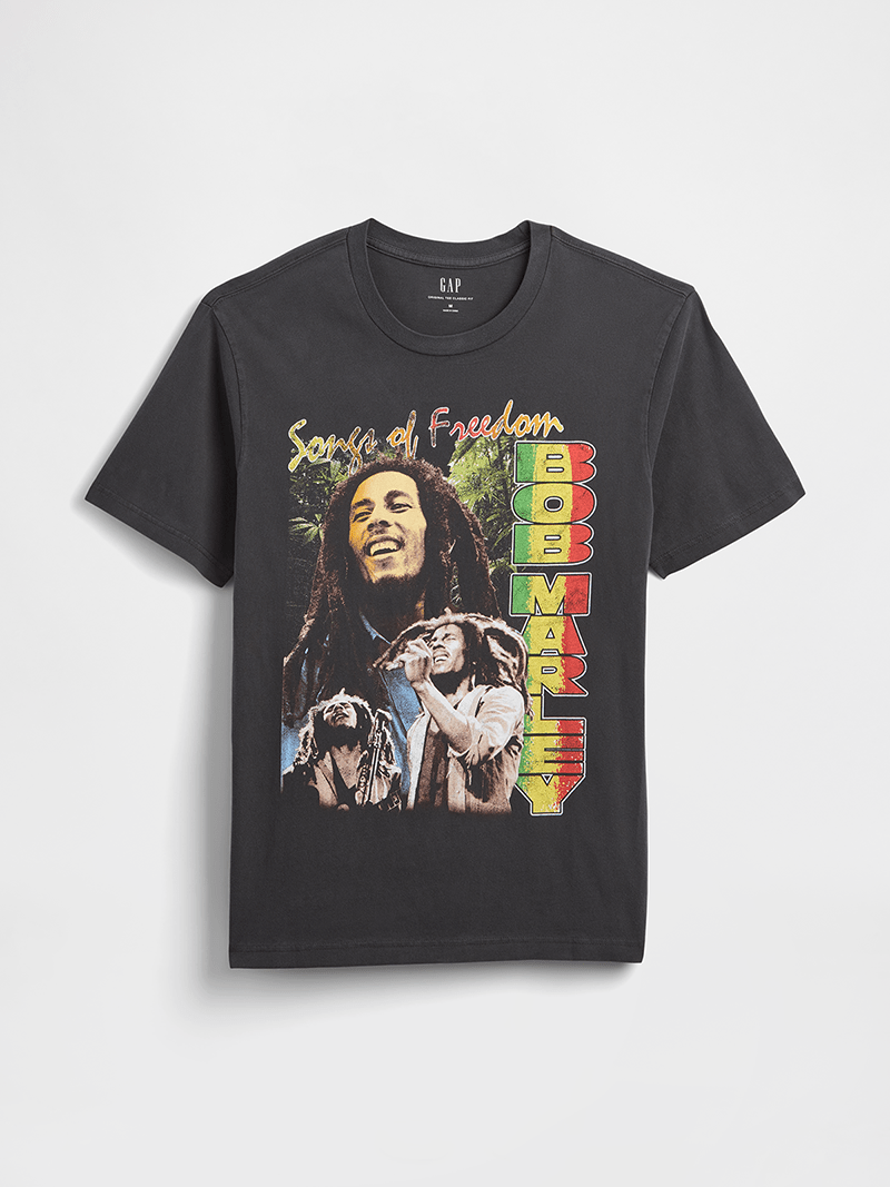Gap(ギャップ)のボブマーリーTシャツの表面 2025年