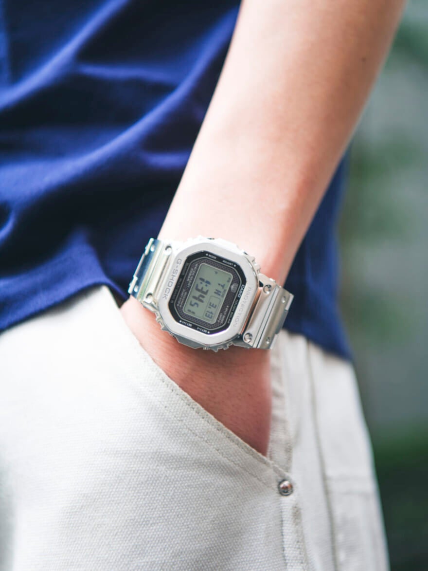 中田圭祐の私服_G-SHOCKの腕時計寄り