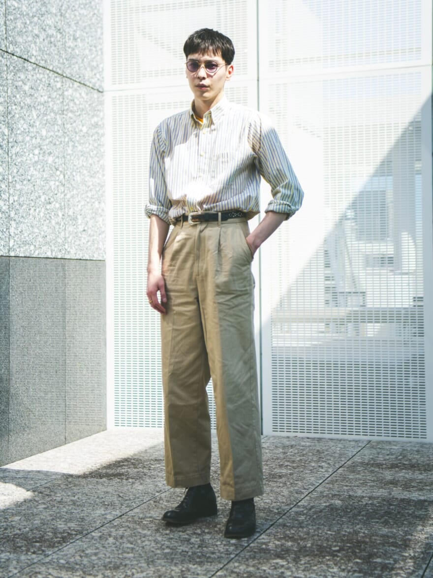 守屋光治の初夏の私服