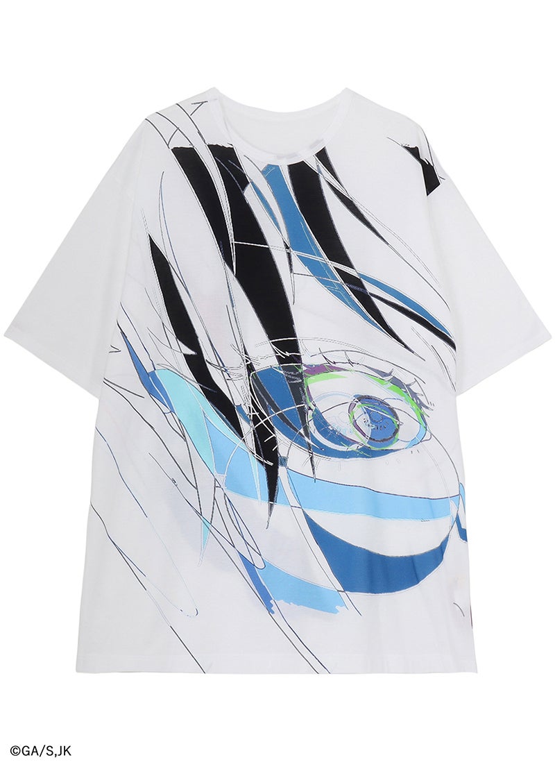 「Ground Y」と『劇場版総集編 呪術廻戦 懐玉・玉折』のコラボ Tシャツ(五条悟と夏油傑・白)表面