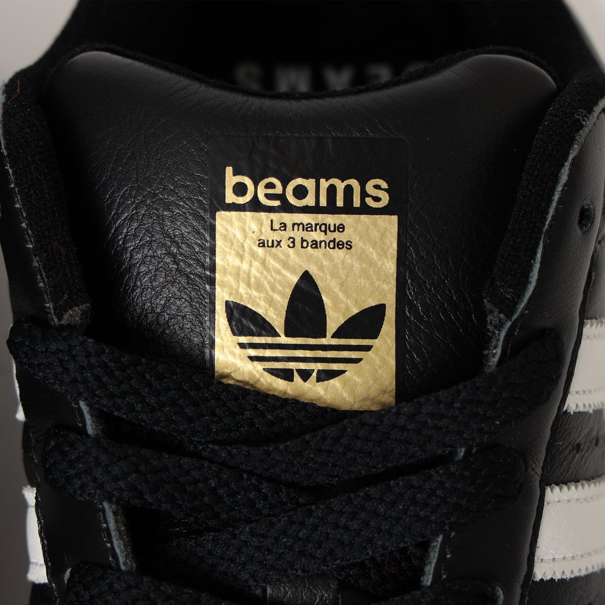 adidas Originals × BEAMS 「SUPERSTAR II」ブラック シュータン