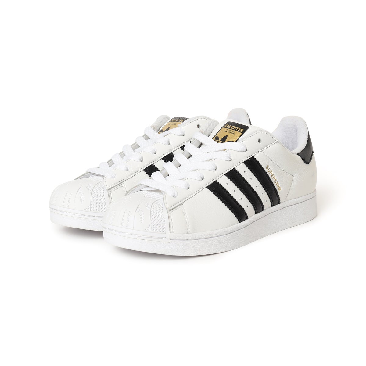 adidas Originals × BEAMS 「SUPERSTAR II」ホワイト 全体