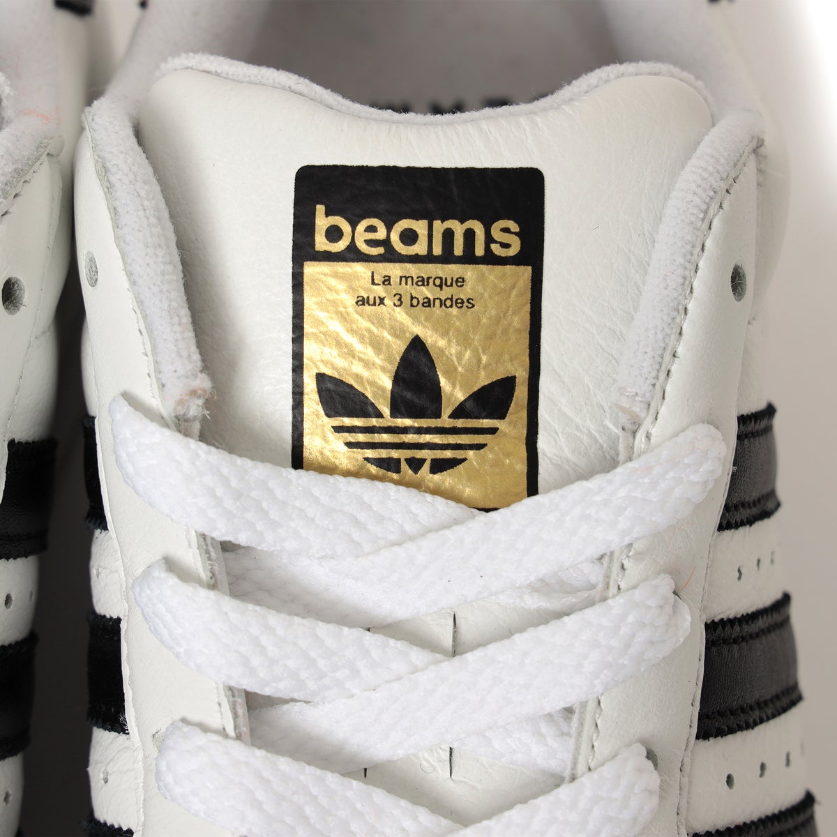 adidas Originals × BEAMS 「SUPERSTAR II」ホワイト シュータン