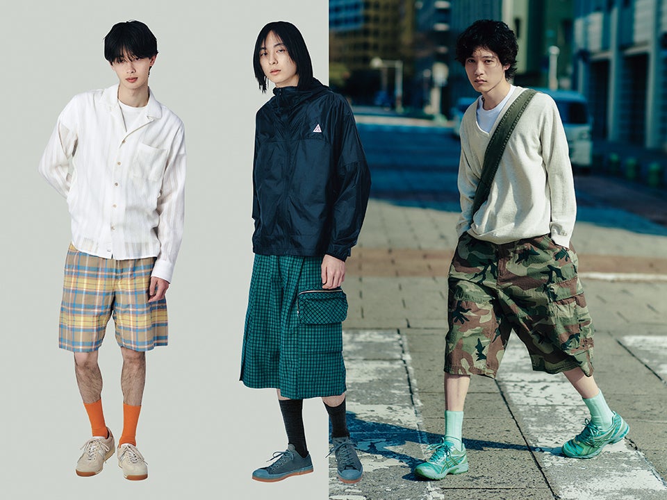 この夏の「ショーツ」はソックス&スニーカーで攻略！ シンプルな着こなしを格上げするには“大人な柄”がマストバイ！