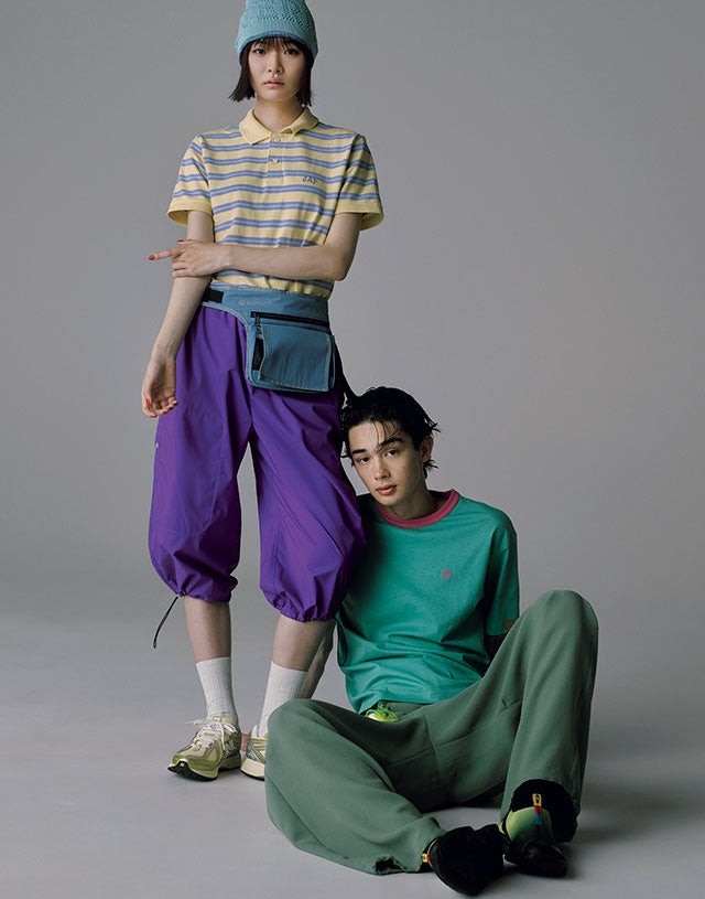 ［右］ティンバーランドのＴシャツ［左］ギャップのポロシャツ