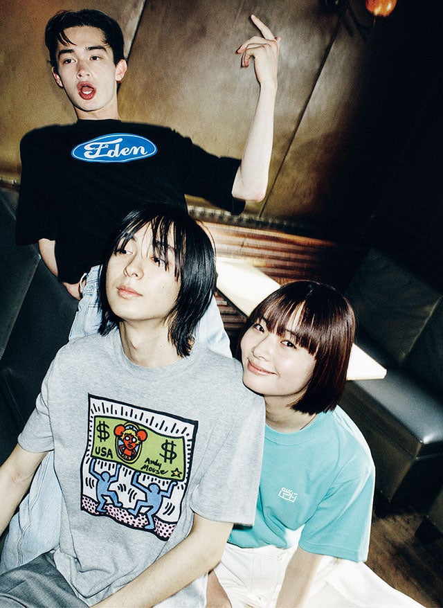 エデンのTシャツとLUCIEN PELLAT-FINETのTシャツ