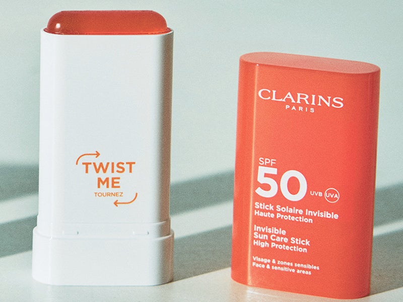 CLARINSのインビジブル サンケア スティック ハイプロテクション