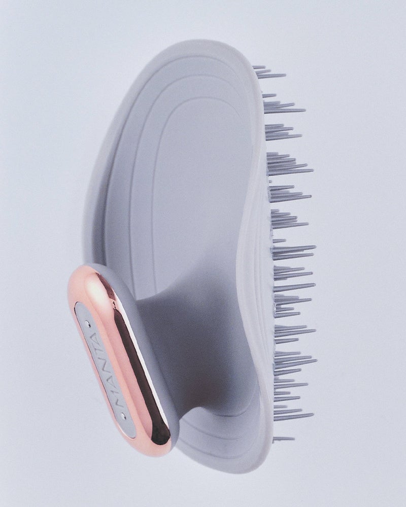MANTAのヘアブラシ パルス グレー