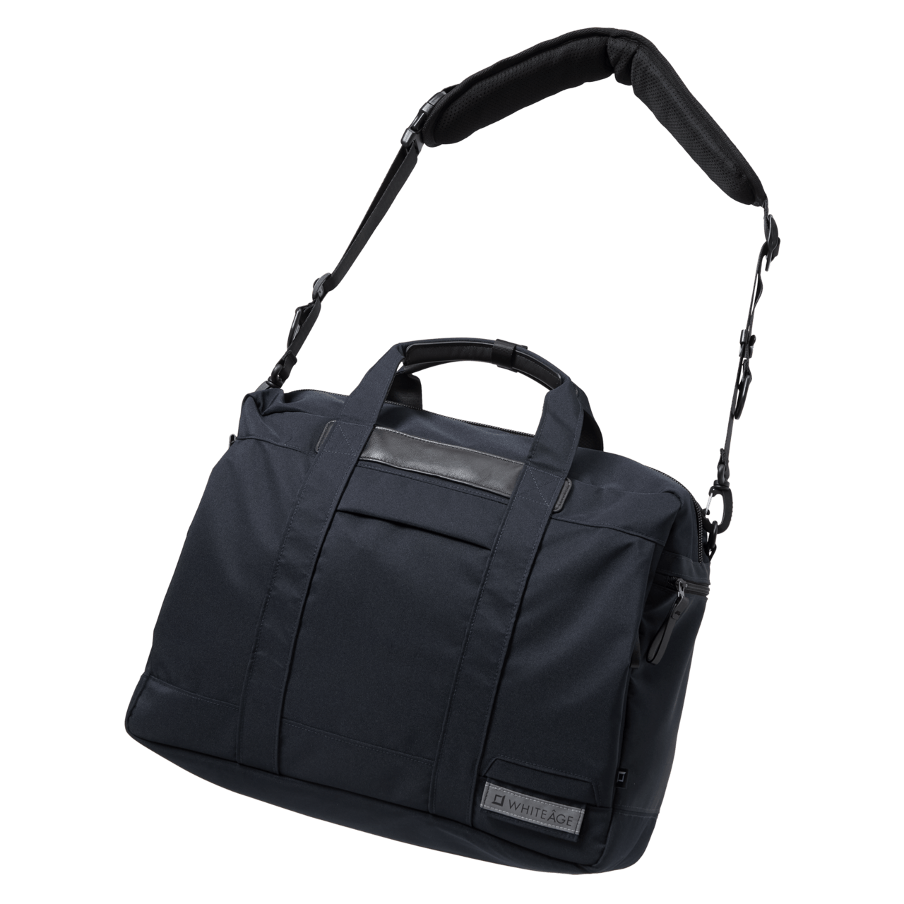 WHITEÂGE ホワイタージュ 先進テクノロジー 結合したバッグ XL ネイビー1 正面