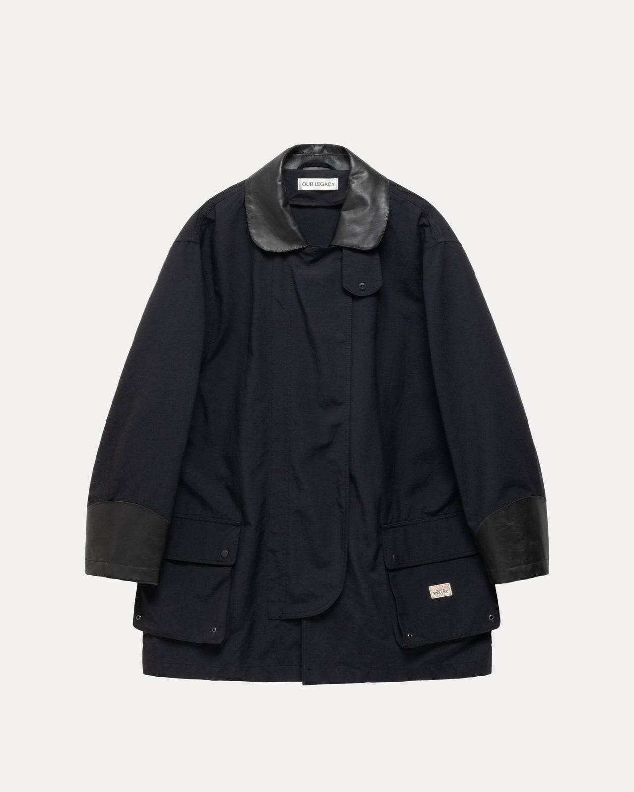 OUR LEGACY アワー レガシー STÜSSY ステューシー 襟レザーブルゾン