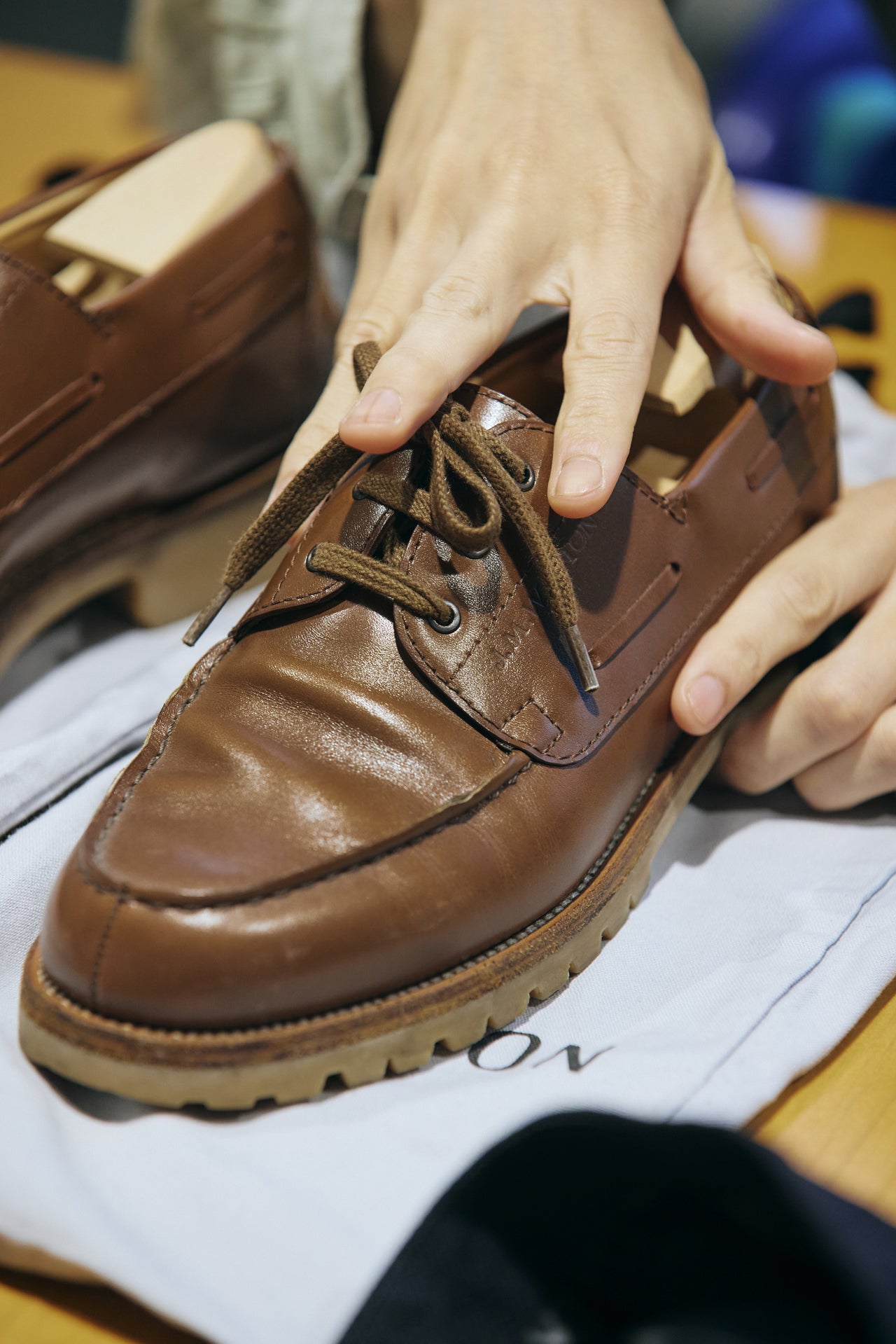 オシャレな人が買ってよかった〈J.M. WESTON〉の革靴のアッパー