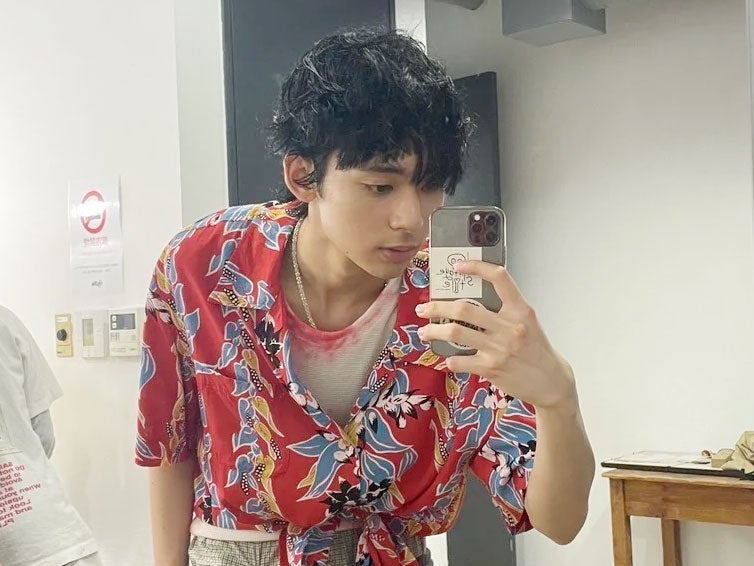 夏ヘア×柄シャツ企画でアシメヘアにチャレンジ！[松井大奈ブログ]