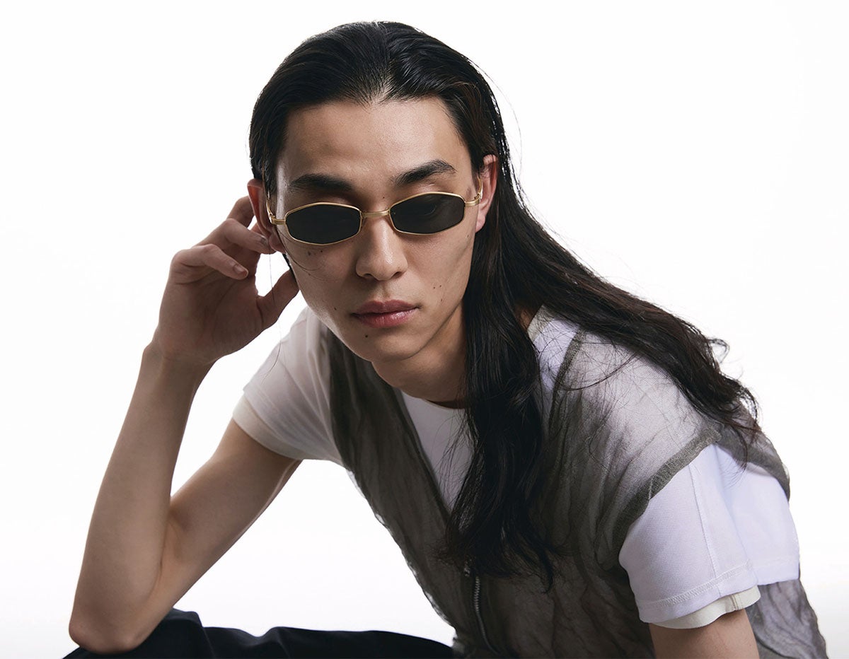 Maison Margiela×GENTLE MONSTERのメタルフレームサングラス