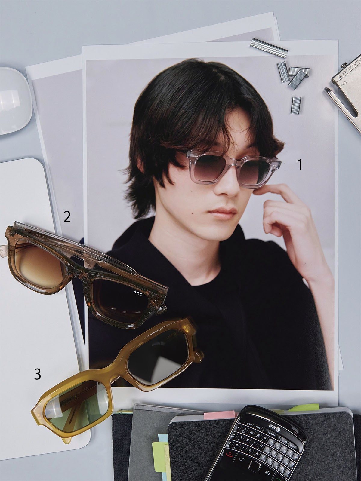 オラつかないサングラス１.CHIMI ２.A.P.C. ３.RETROSUPERFUTURE