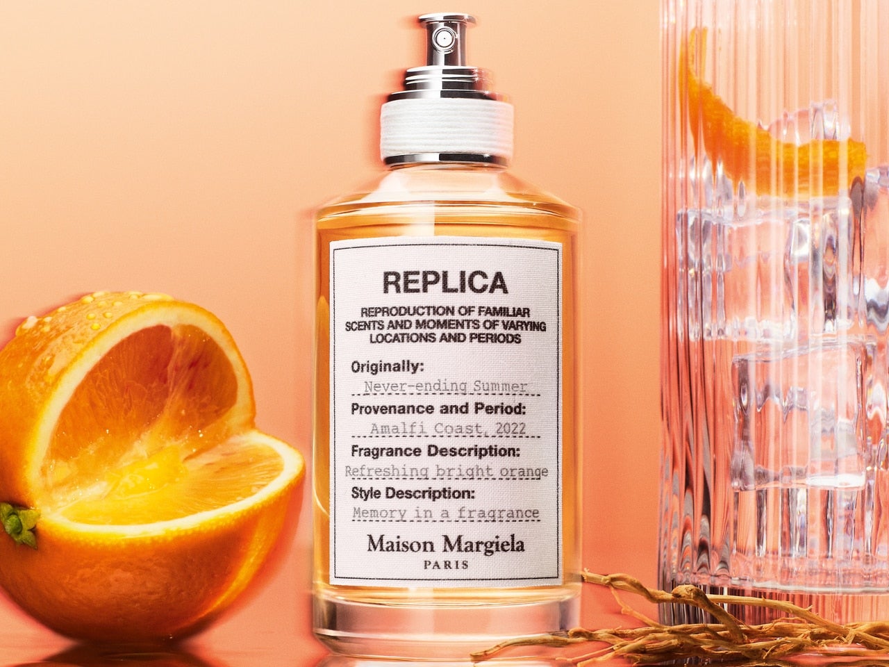 夏の新作！メゾン マルジェラ「レプリカ」フレグランスから「ネバーエンディング サマー」が登場。“オレンジ”の爽やかな香りが気分も魅力も格上げする