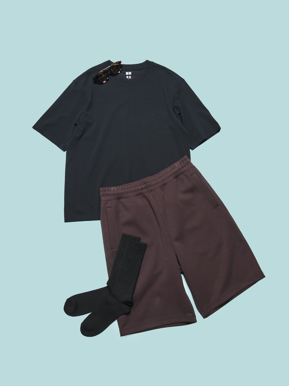 全身1万円台以下の涼しいユニクロTシャツコーデ①