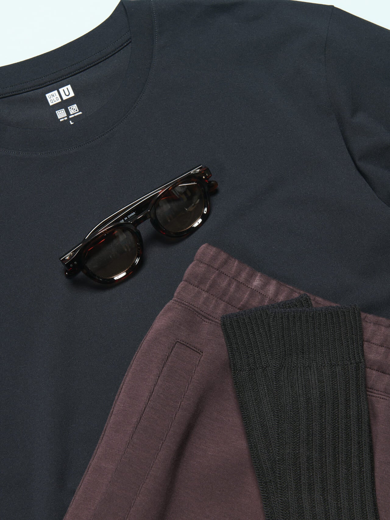 全身1万円台以下の涼しいユニクロTシャツコーデ①のディテール
