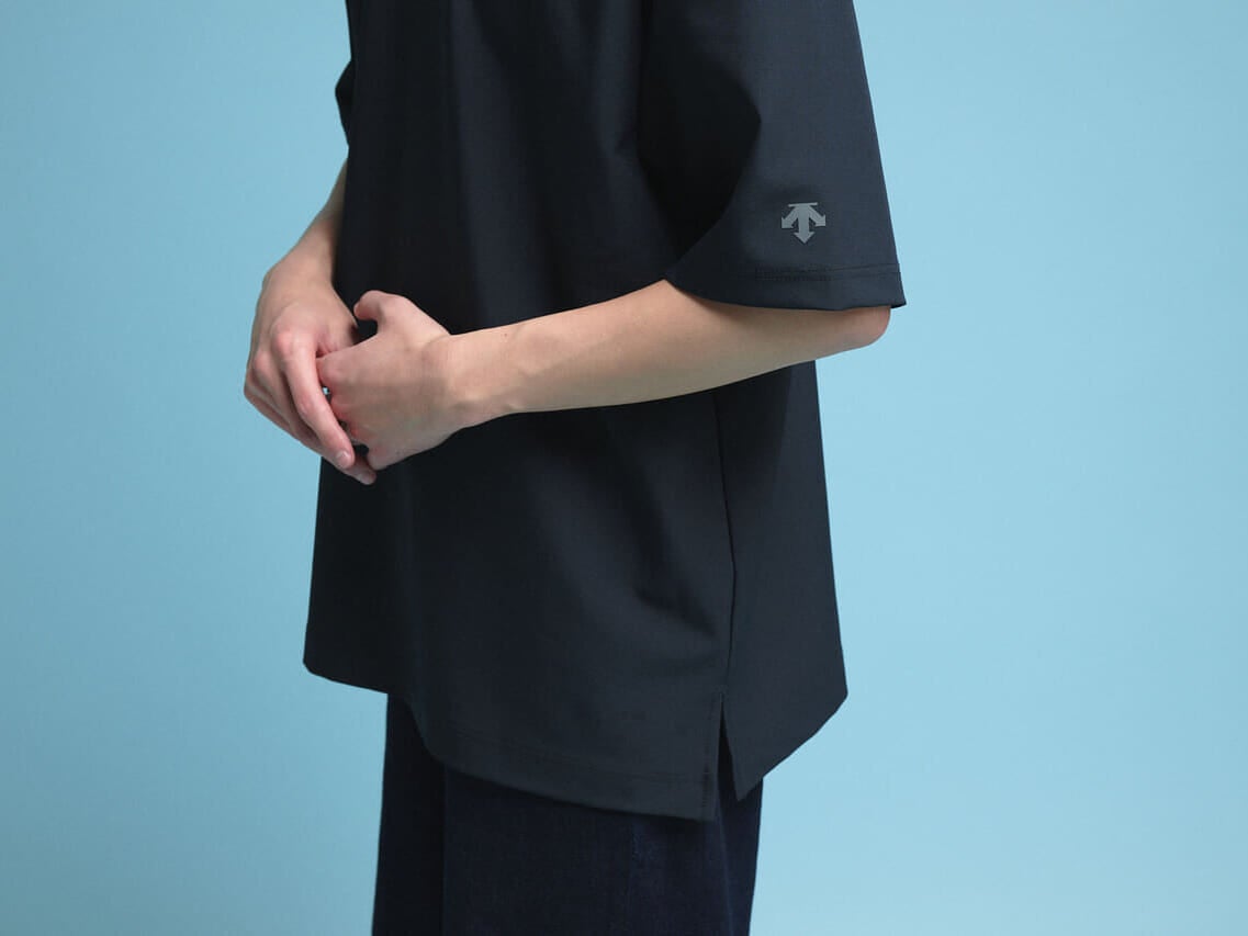 デサントオルテラインの涼な黒Tシャツ TECH H/S T-SHIRTの着用感