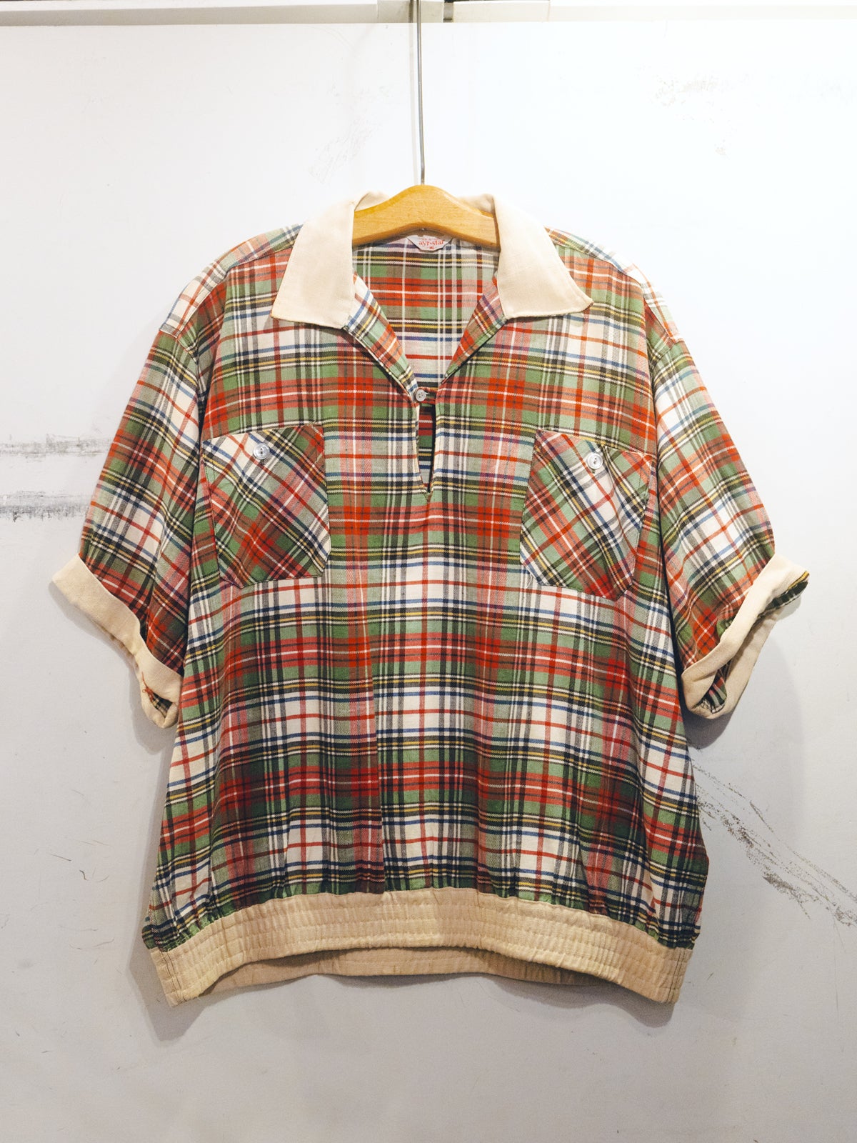 50’s チェックプルオーバー￥49,500