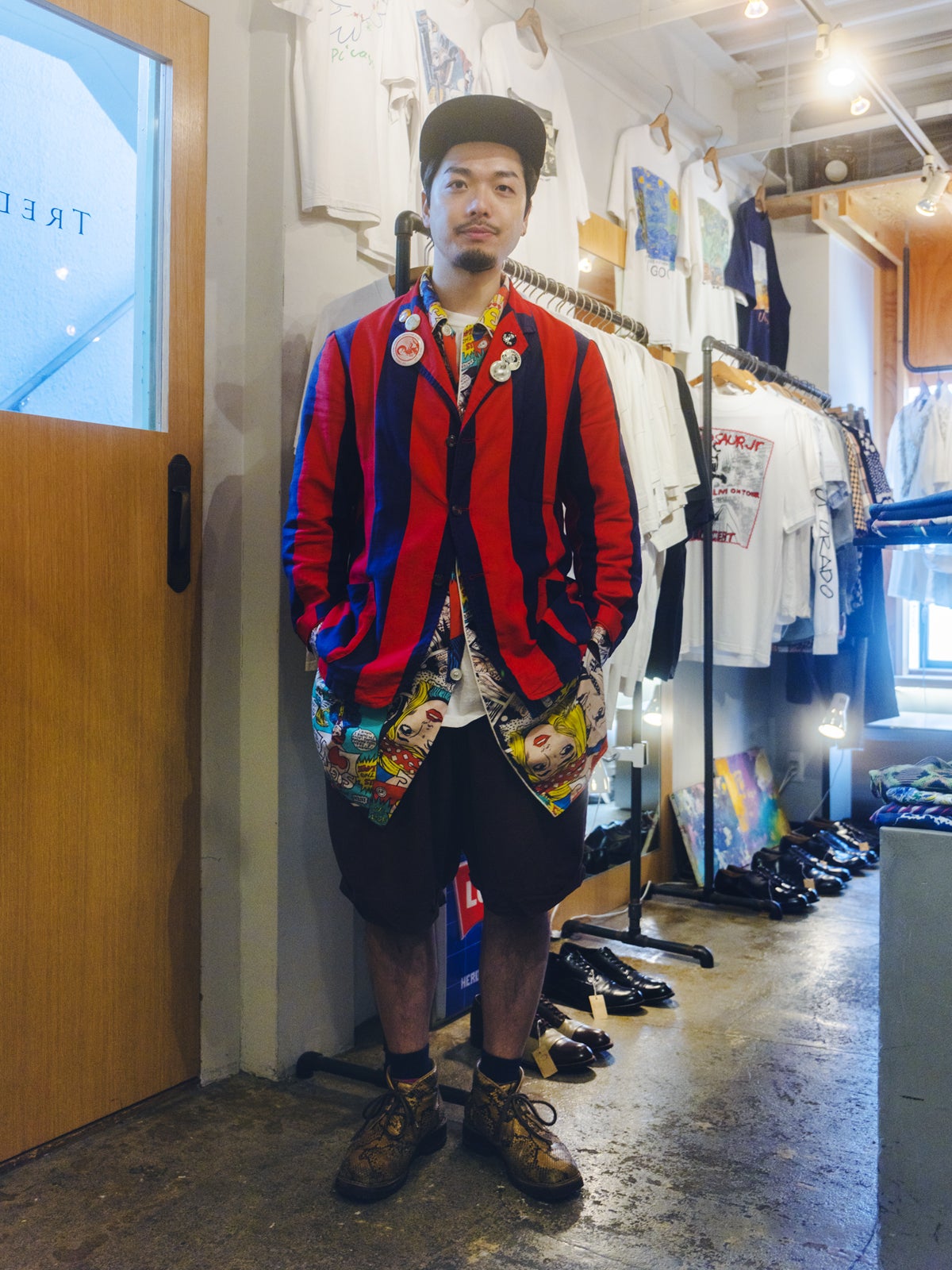 兄貴的存在の木本さんのスタイリング。