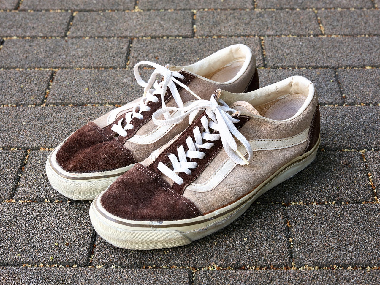 VANSのスニーカーの全体像物撮り