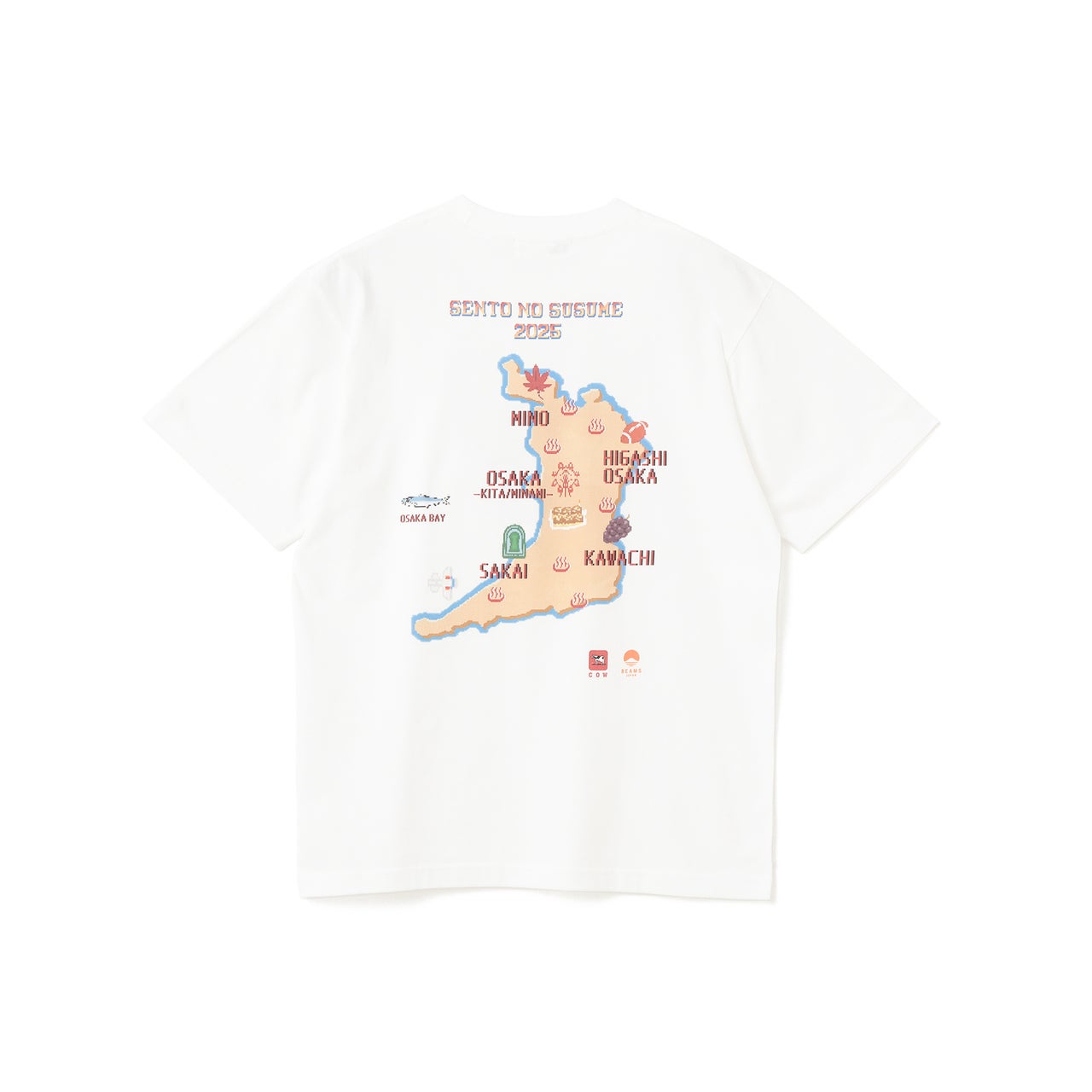 ビームス 『ストリートファイターII』 銭湯が沸騰 エドモンド本田 メインキャラクター 白Tシャツ