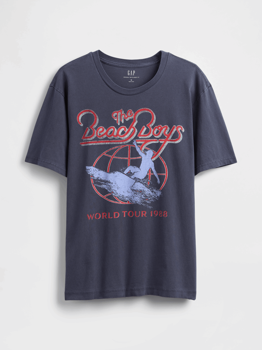 Gap(ギャップ)のビーチボーイズTシャツの表面 2025年