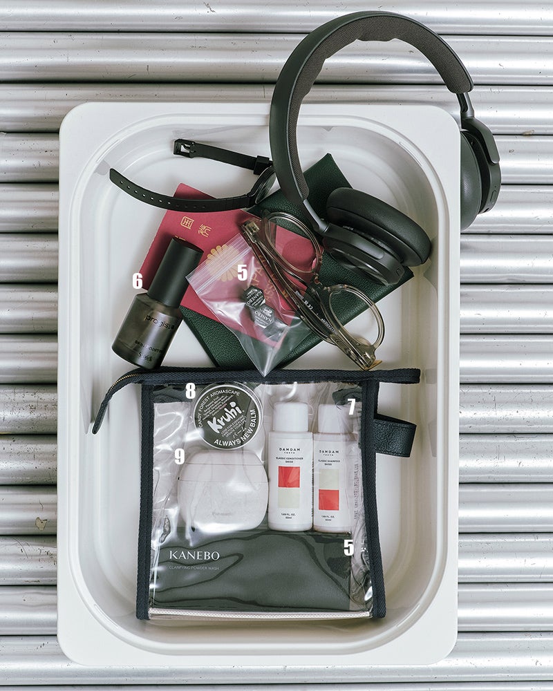 KANEBOのFACE WASH、progistaのSERUM、DAMDAMのSHAMPOO & CONDITIONER、KruhiのMULTI BALM、PanasonicのSHAVER