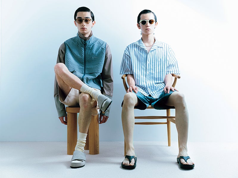 メンズノンノモデルの 小方 蒼介と栄莉弥
