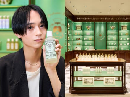 “世界最古の薬局”サンタ・マリア・ノヴェッラでは何を買うべき？渋谷PARCOのショップで、メンズノンノモデルが香りとスキンケアを体験