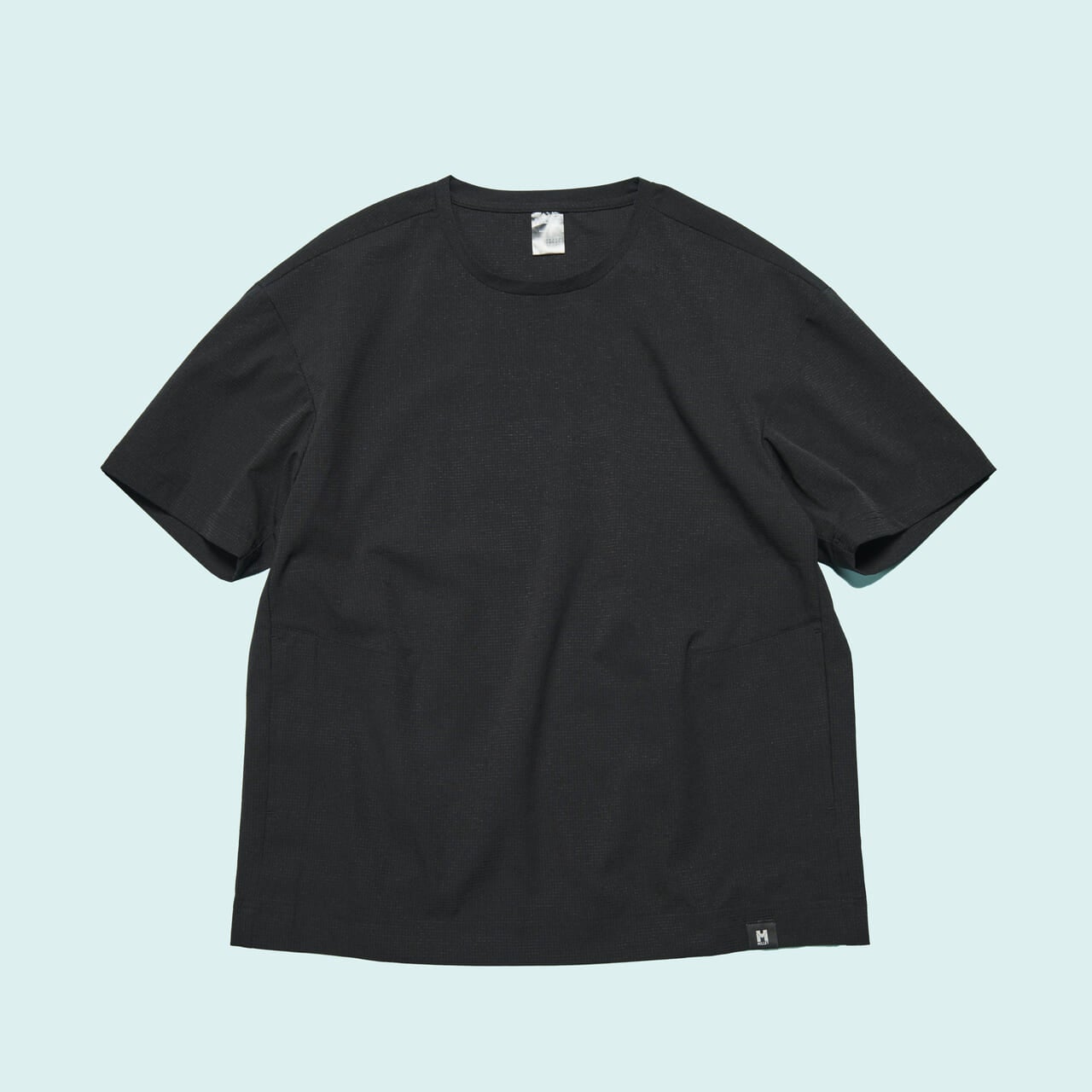 ミレーの涼な黒Tシャツ ブリーズメッシュ オーバーTシャツ