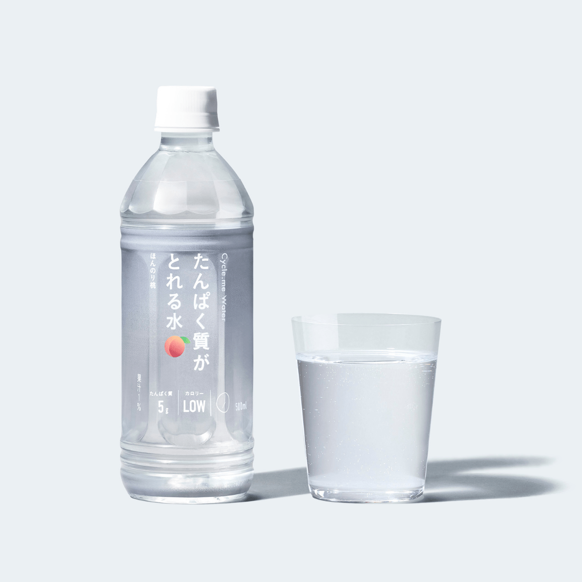 サイクルミー たんぱく質がとれる水 ほんのり桃