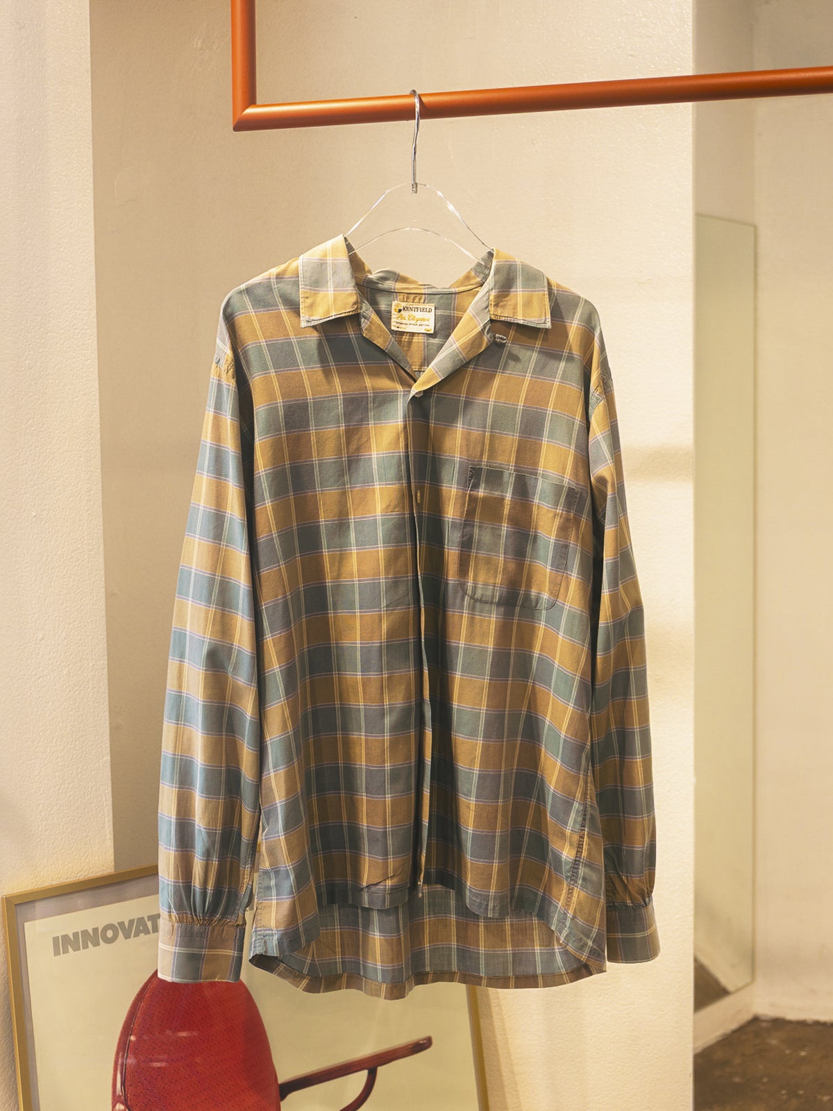 60’s ケントフィールドのチェックシャツ￥22,000