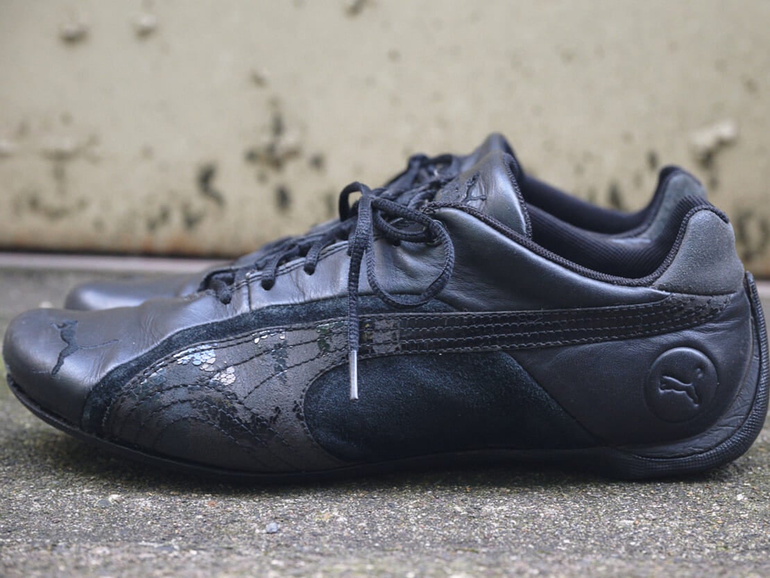 PUMAのドライビングシューズサイド