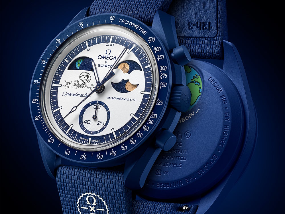 【新品】OMEGA × Swatch オメガ　スウォッチ　ムーン スヌーピー オメガ×スウォッチ「ムーンスウォッチ」のスヌーピーモデル